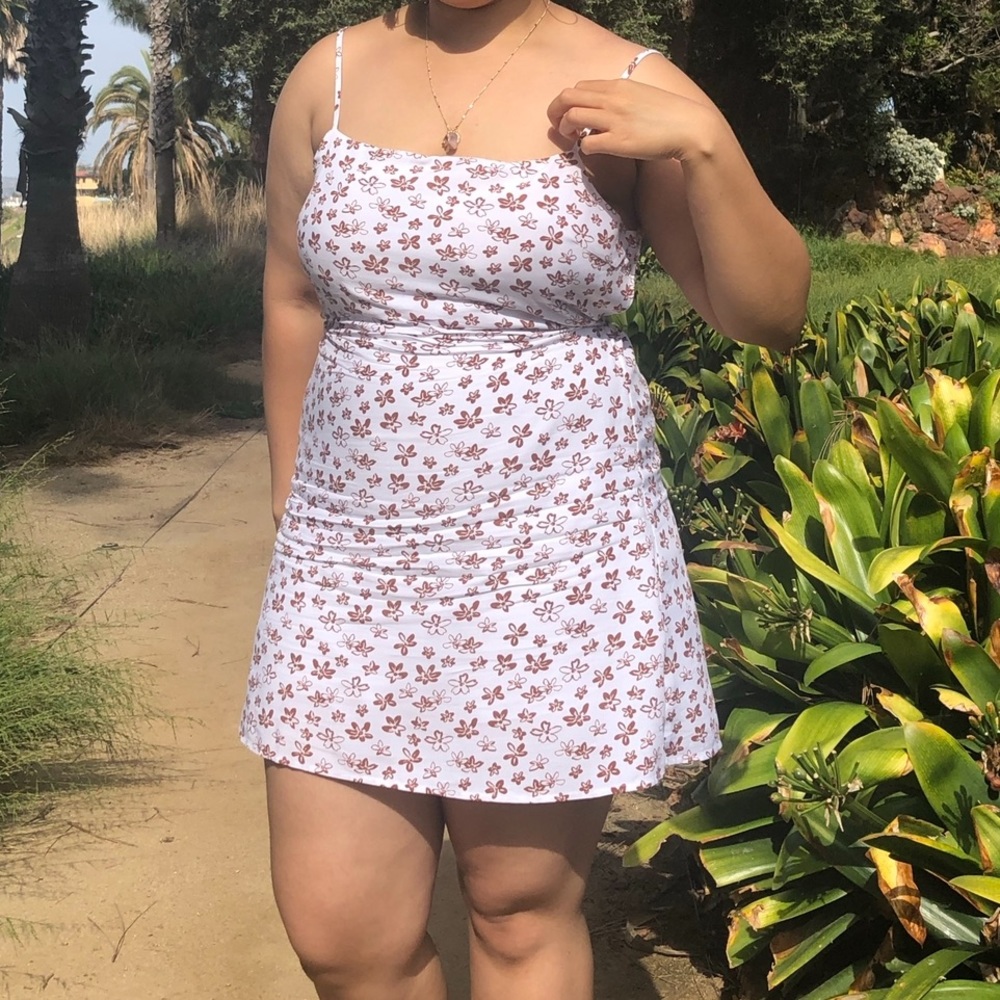 Floral print dress